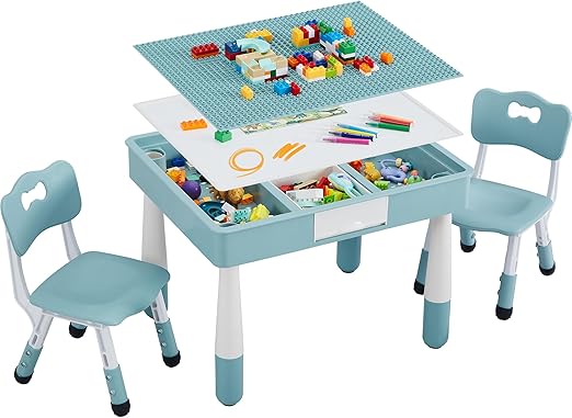 4 in 1 Kids Table and Chair Set Review: Safe, Comfy, and Worth Every ...